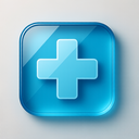 icon_finance_medical_cross_glassy icon preview