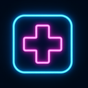 icon_finance_medical_cross_neon icon preview