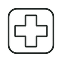 icon_finance_medical_cross_outline icon preview