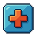 icon_finance_medical_cross_pixel_art icon preview