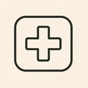 icon_finance_medical_cross_thin icon preview