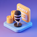 icon_finance_microphone_3d_isometric icon preview
