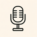icon_finance_microphone_line_art icon preview