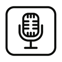 icon_finance_microphone_monochrome icon preview