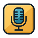 icon_finance_microphone_sharp_edges icon preview