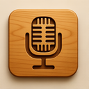 icon_finance_microphone_wooden icon preview