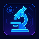 icon_finance_microscope_futuristic icon preview