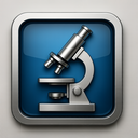 icon_finance_microscope_metallic icon preview