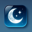 icon_finance_moon_glassy icon preview