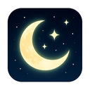 icon_finance_moon_glow_effect icon preview