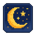 icon_finance_moon_pixel_art icon preview