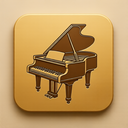 icon_finance_piano_embossed icon preview