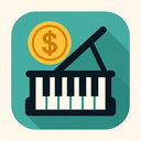 icon_finance_piano_flat_design icon preview