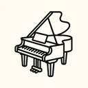 icon_finance_piano_line_art icon preview