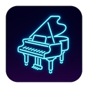 icon_finance_piano_neon icon preview