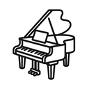 icon_finance_piano_outline icon preview