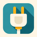 icon_finance_plug_flat_design icon preview