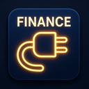 icon_finance_plug_glow_effect icon preview