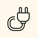 icon_finance_plug_line_art icon preview