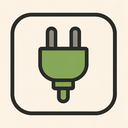 icon_finance_plug_rounded icon preview