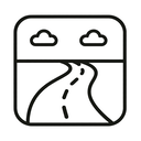 icon_finance_road_minimal_outline icon preview
