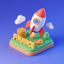 icon_finance_rocket_3d_isometric icon preview