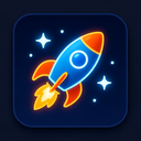 icon_finance_rocket_glow_effect icon preview
