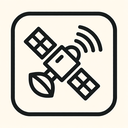 icon_finance_satellite_geometric icon preview