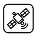 icon_finance_satellite_monochrome icon preview