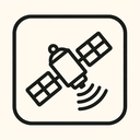 icon_finance_satellite_thin icon preview