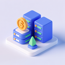 icon_finance_server_3d_isometric icon preview