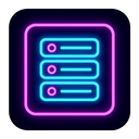 icon_finance_server_neon icon preview