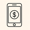 icon_finance_smartphone_line_art icon preview