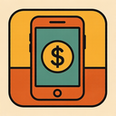 icon_finance_smartphone_retro icon preview