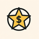 icon_finance_star_asymmetrical icon preview