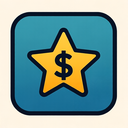 icon_finance_star_bold icon preview