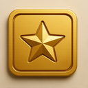 icon_finance_star_embossed icon preview