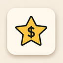 icon_finance_star_minimalist icon preview