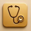 icon_finance_stethoscope_embossed icon preview