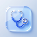 icon_finance_stethoscope_glassy icon preview