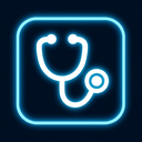 icon_finance_stethoscope_glow_effect icon preview