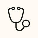 icon_finance_stethoscope_line_art icon preview