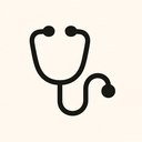 icon_finance_stethoscope_minimal_outline icon preview
