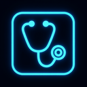 icon_finance_stethoscope_neon icon preview