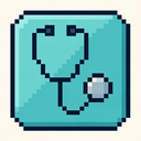 icon_finance_stethoscope_pixel_art icon preview