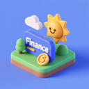 icon_finance_sun_3d_isometric icon preview