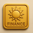 icon_finance_sun_embossed icon preview
