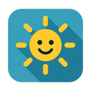 icon_finance_sun_flat_design icon preview