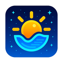 icon_finance_sun_futuristic icon preview