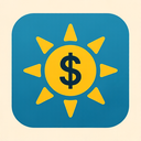 icon_finance_sun_iconic icon preview